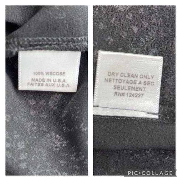 MISA Los Angeles Printed Split-Neck Blouson Tiered Ruffle Mini Dress Size Small - Picture 15 of 15